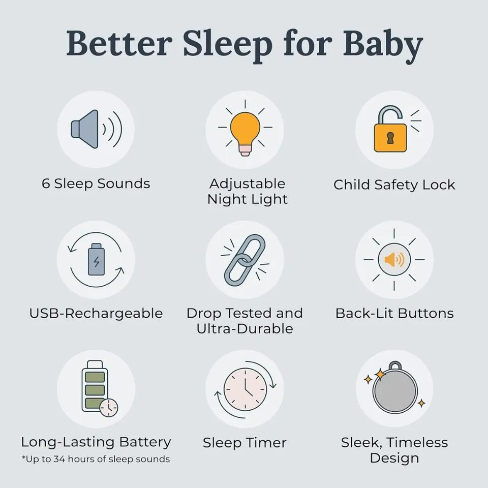 Yogasleep Hushh 2 Portable Sound Machine & Night Light