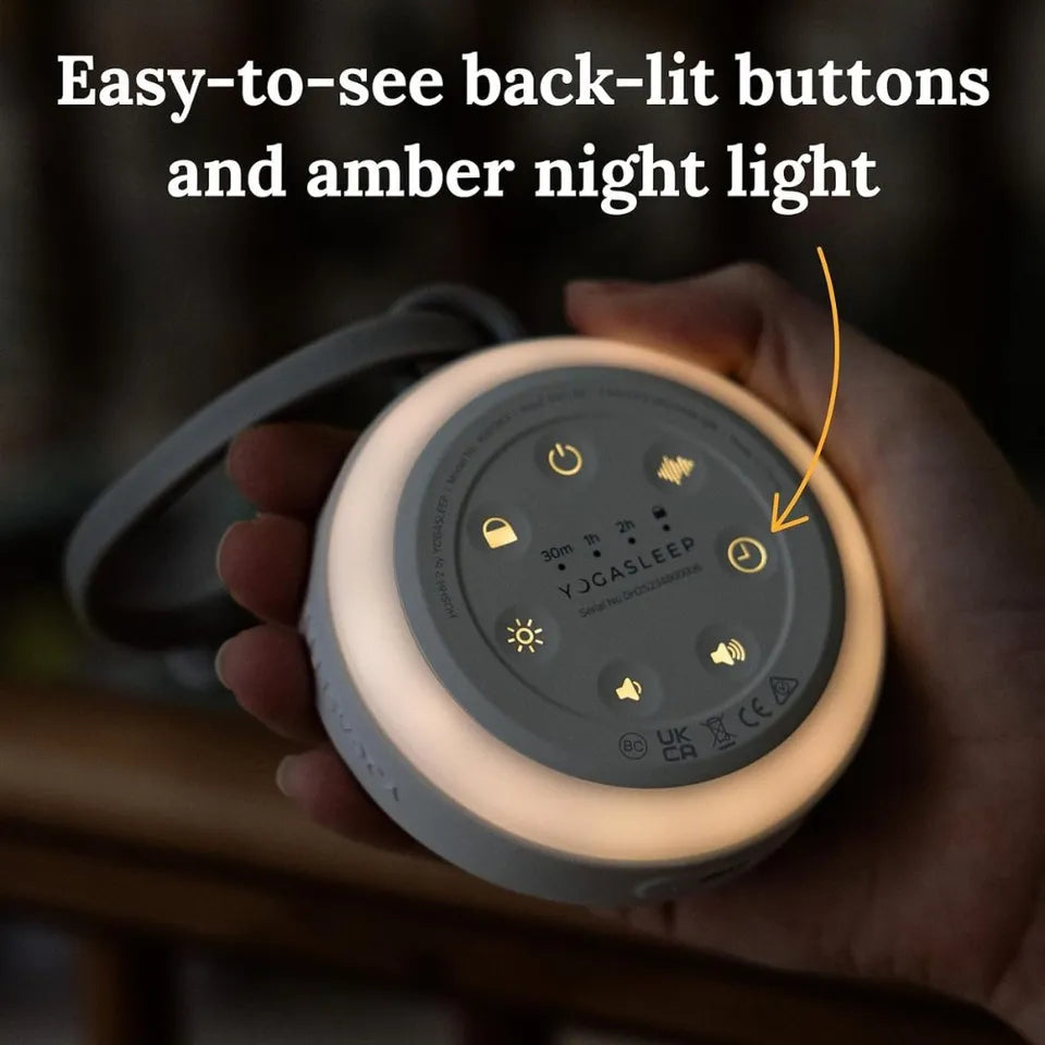 Yogasleep Hushh 2 Portable Sound Machine & Night Light