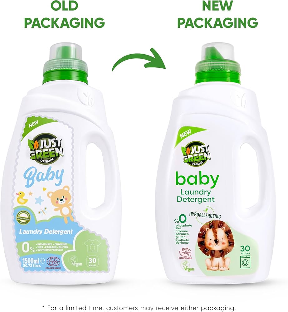 Just Green Organic Baby Laundry Cleaner 1500ml