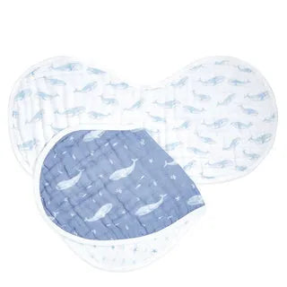 Aden + Anais - Organic Muslin Burpy Bib - Oceanic (Pack of 2)