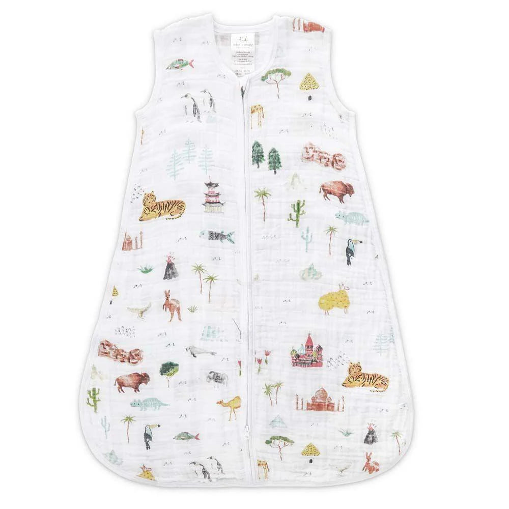 Aden + Anais  Classic Sleeping Bag - Around the World