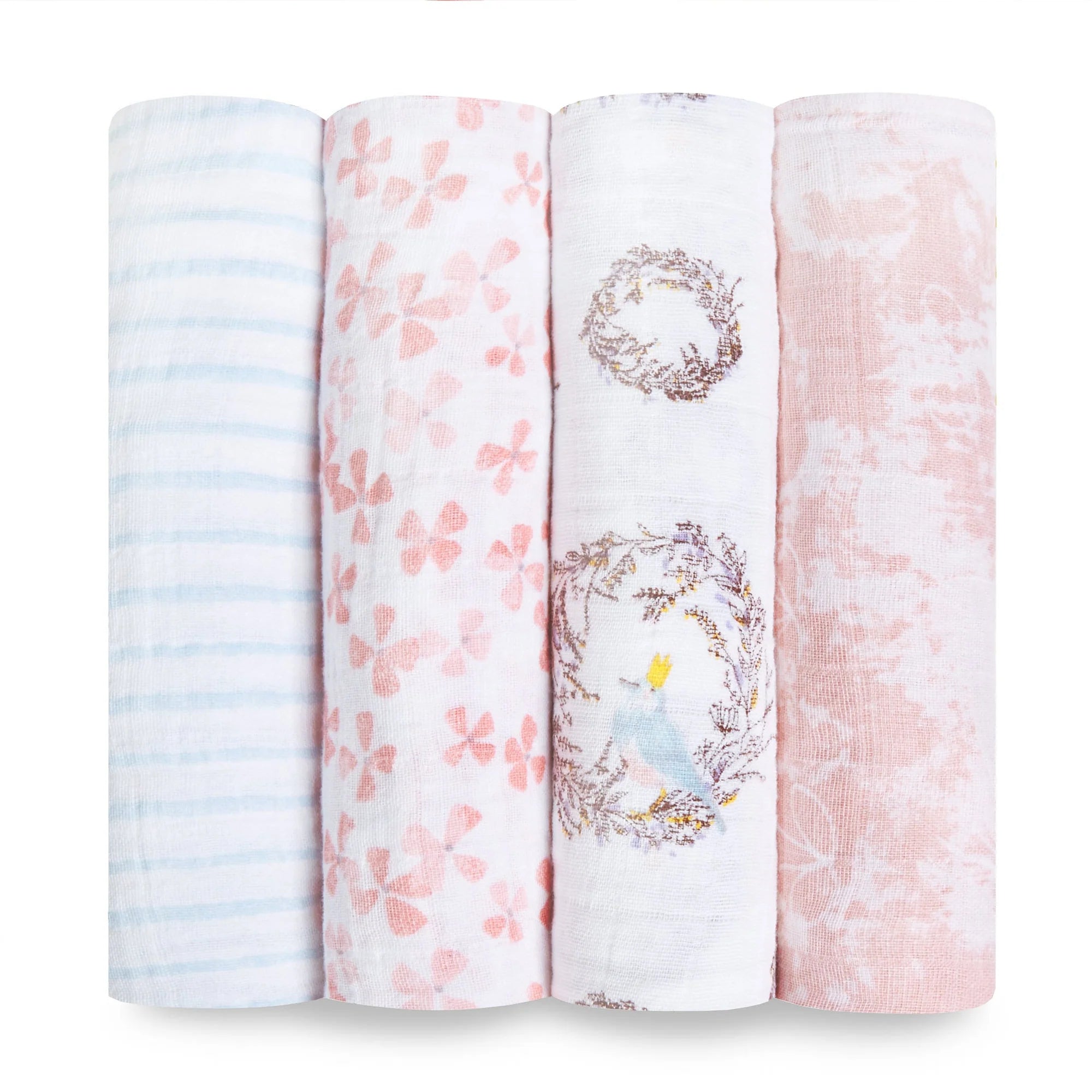 Aden + Anais Classic 4-Pack Swaddles Birdsong