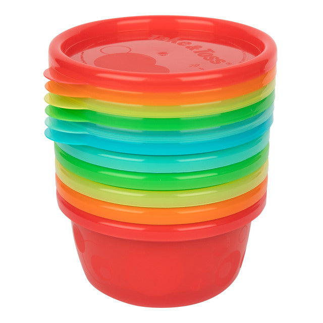 The First Years Take & Toss 4.5Oz Snack Cups With Lids (Pack of 6)