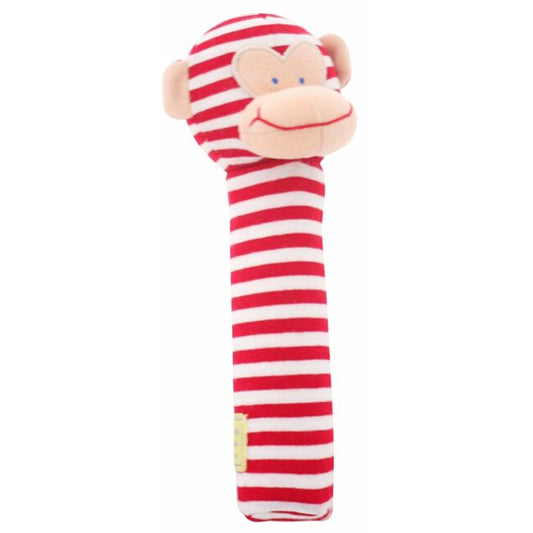Alimrose Monkey Hand Squeaker - Red Stripe