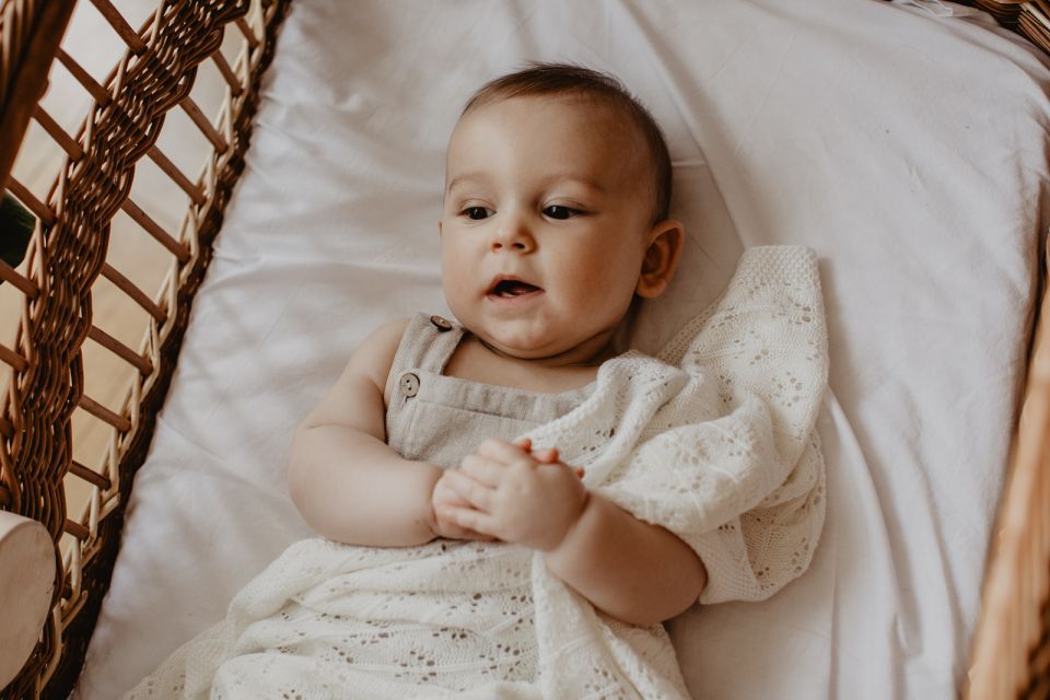 My Memi Openwork Bamboo Blanket 80x100