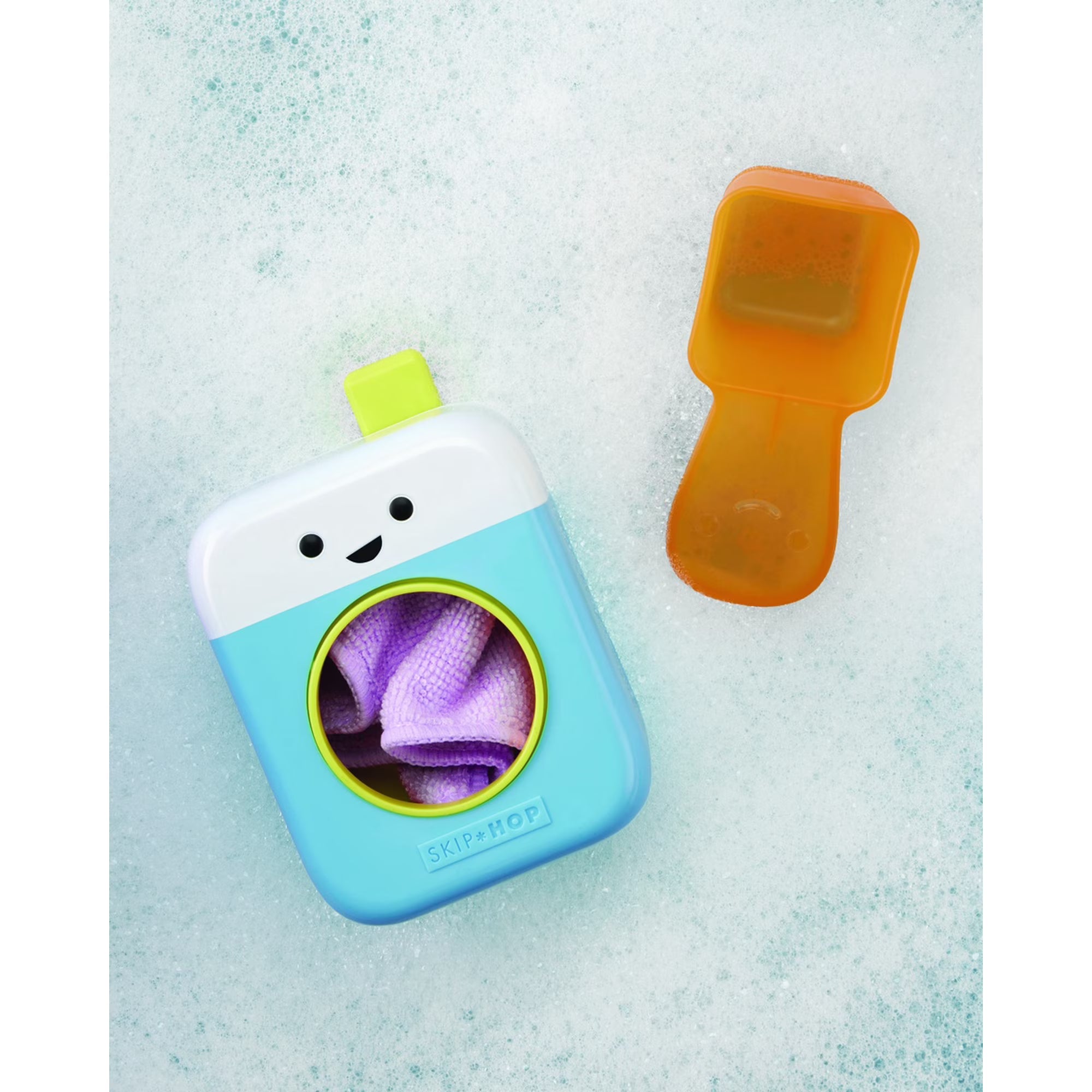 Skip Hop Squeaky Clean Wash & Spin Bath Toy Multi Color