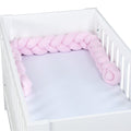 Babybay nest snake jersey braided 200 cm suitable for cots, rosé