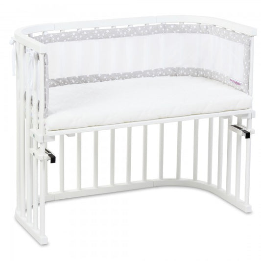 Babybay babynest Mesh-Piqué suitable for model Boxspring XXL, taupe stars white