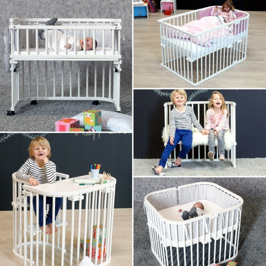 BABYBAY Compact and ingeniously convertible - White