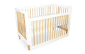 Babyhood Riya Cot - White/Beech