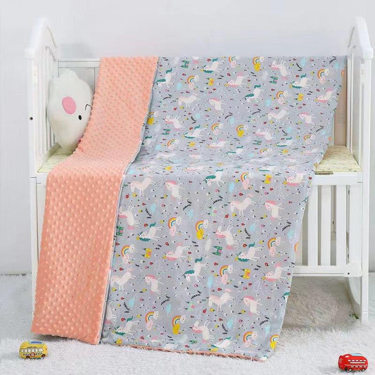 Baby Life Fleece Minky blanket 110x155cm