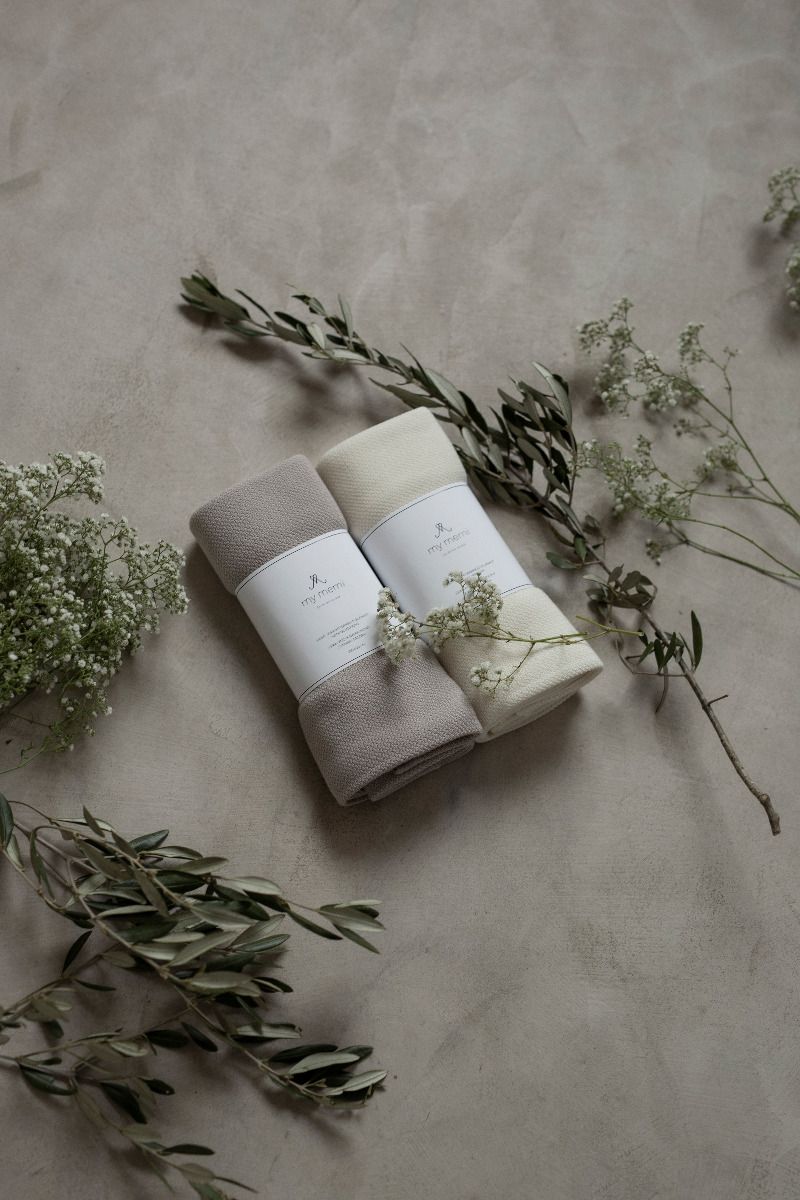 My Memi Bamboo Swaddle Blanket / Light Blanket with Silver Ions 100x100