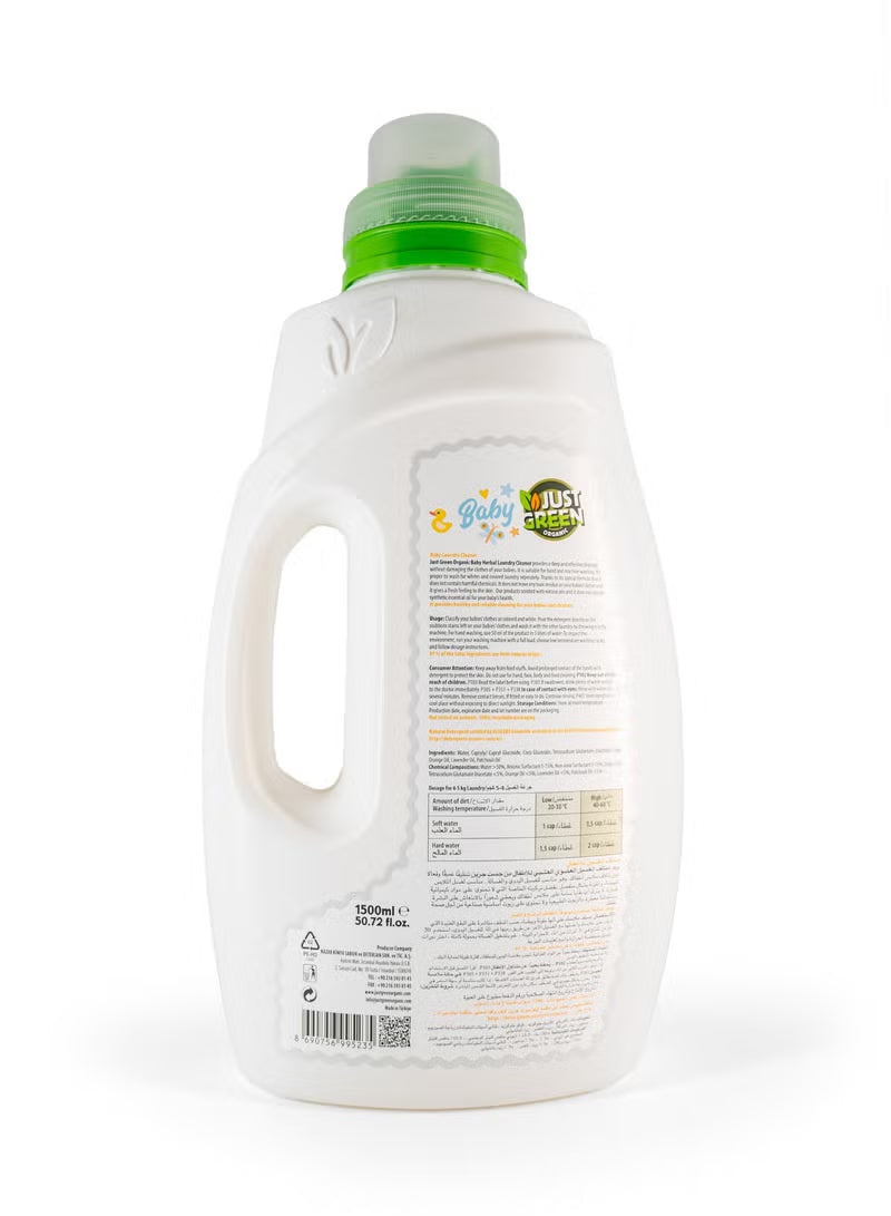 Just Green Organic Baby Laundry Cleaner 1500ml