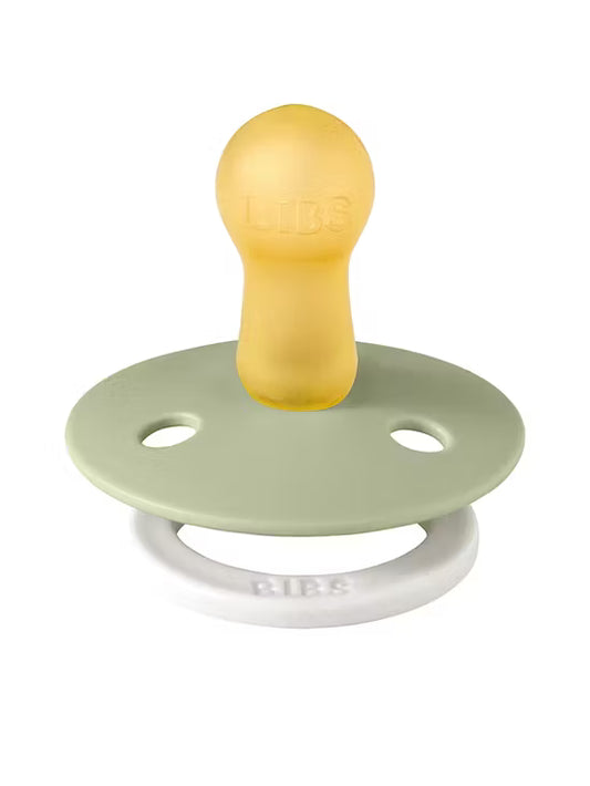 BIBS Pacifier Colour 1 PACK Latex Size 2 - Sage Glow