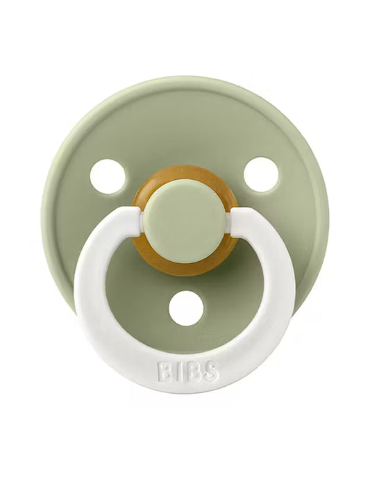BIBS Pacifier Colour 1 PACK Latex Size 2 - Sage Glow