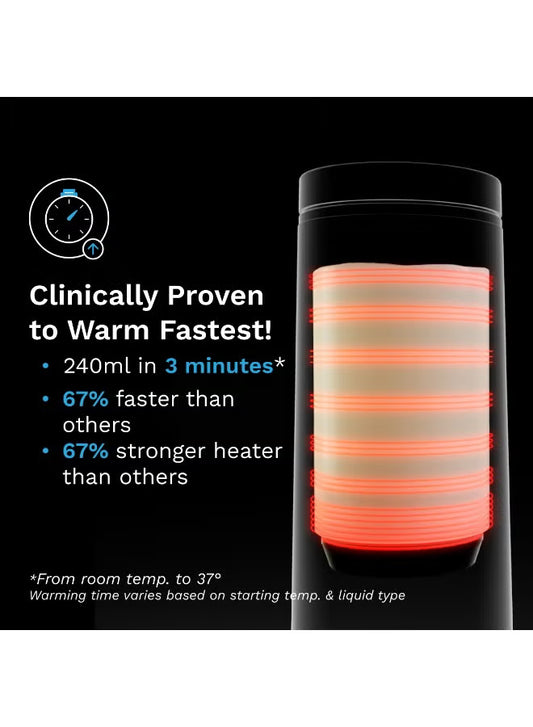 Baby Brezza Superfast Portable Bottle Warmer Black
