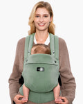 Momcozy PureHug Baby Carrier - Ergonomic Cozy & Lightweight - Linen Sage Green