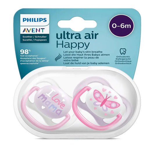 Philips Avent Soother Ultra Air Happy 0-6 Months