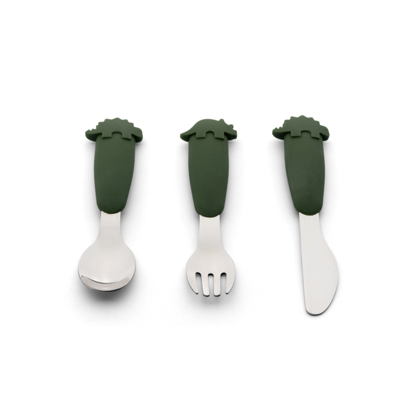 Citron Silicone Cutlery Set