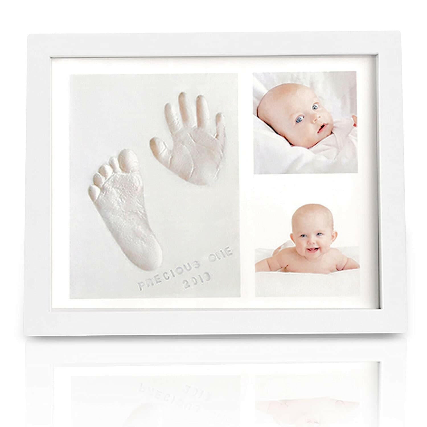 Baby Handprint Footprint Keepsake Kit - Baby Frame for Newborn by KeaBabies