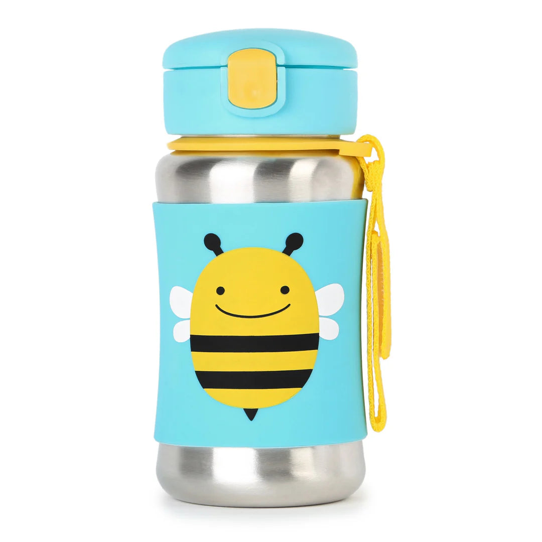Skip Hop Zoo Stainless Steel Straw Bottle