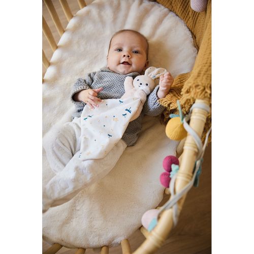 Kaloo Doudou rabbit Carré douceur White delicate