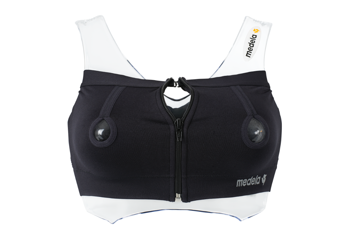 Medela Easy Expression Hands Free Pumping Bra - Black