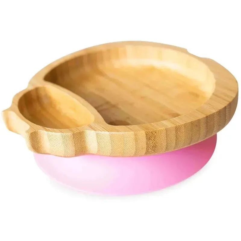 Eco Rascals Ladybird Plate with suction base - Pink