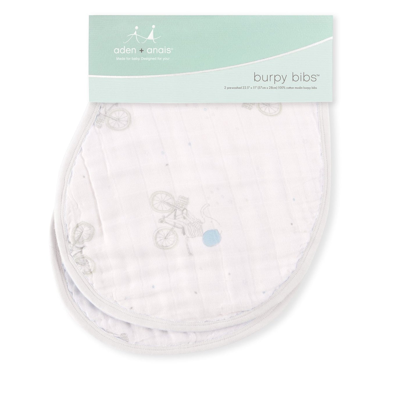 Aden + Anais Classic  Classic 2 Pack Burpy Bibs - Night Sky Reverie