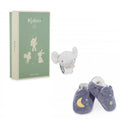 Kaloo Elephant slippers and sound bracelet set