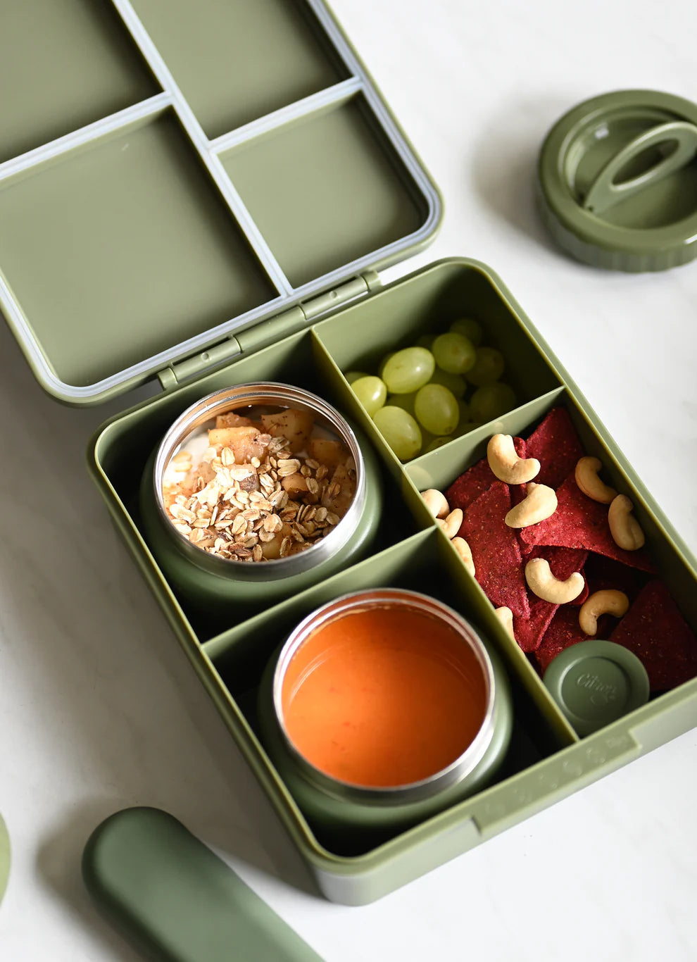 Citron Grand Lunchbox Olive Green