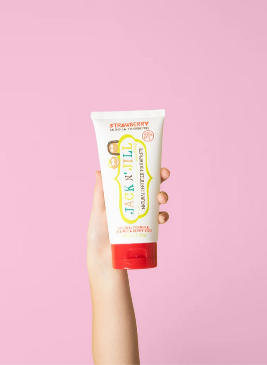 Jack N Jill Mega Berry Natural Certified Toothpaste Strawberry 200g