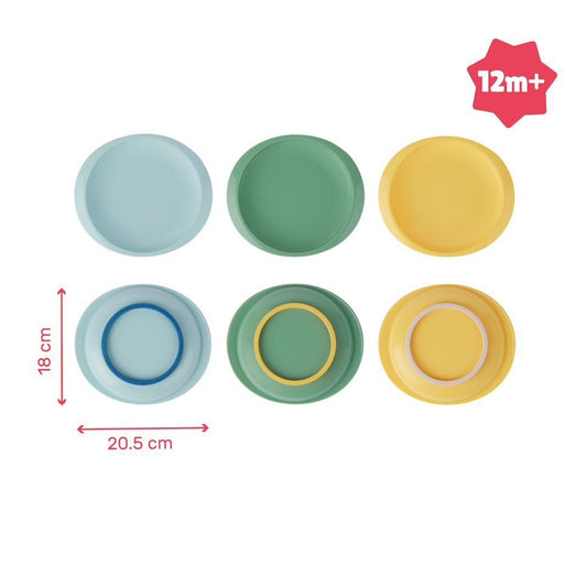 Badabulle Anti-Slip Bowls x3