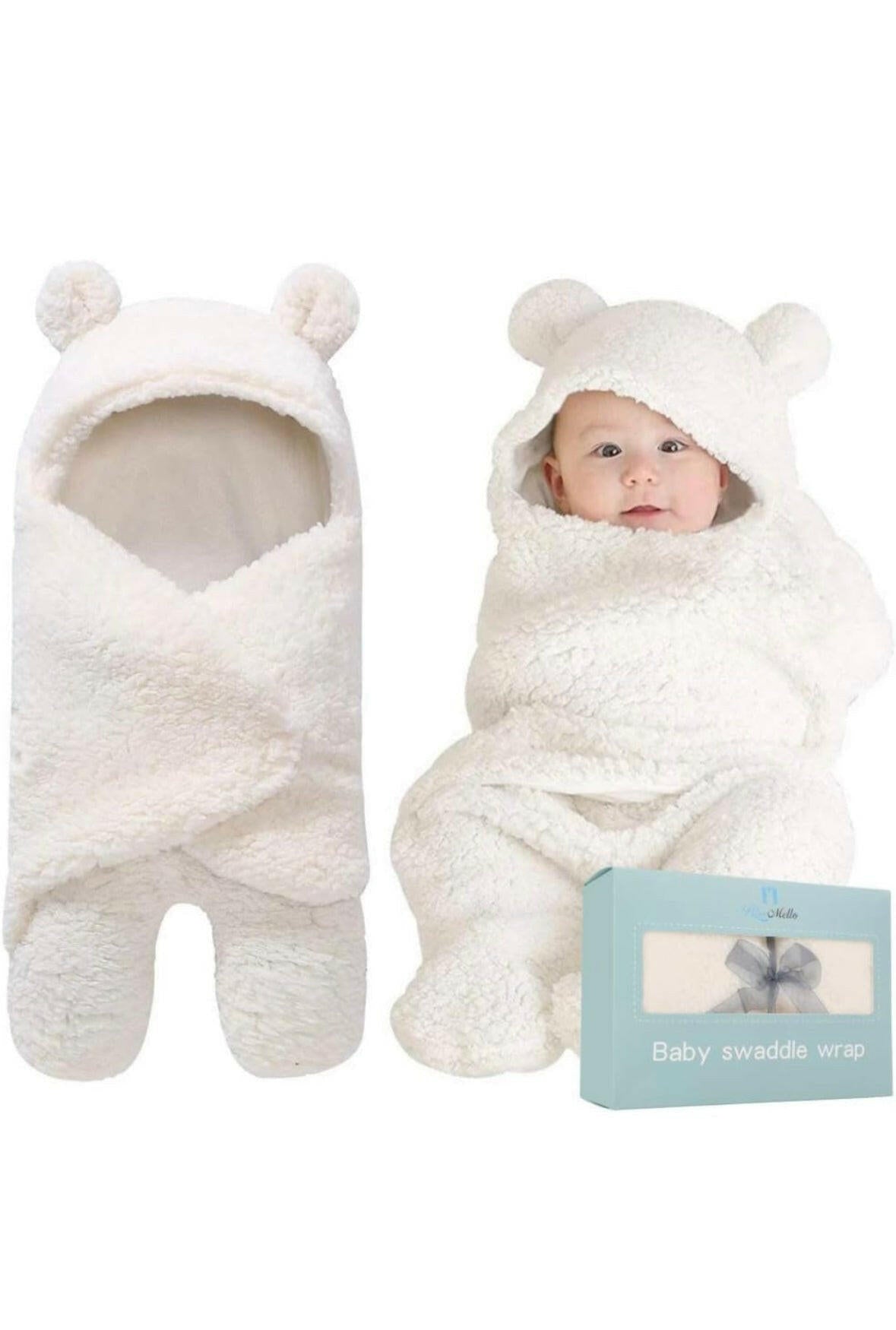 Baby Blanket ,Ultra-Soft Plush by BlueMello , for 0-6 Months