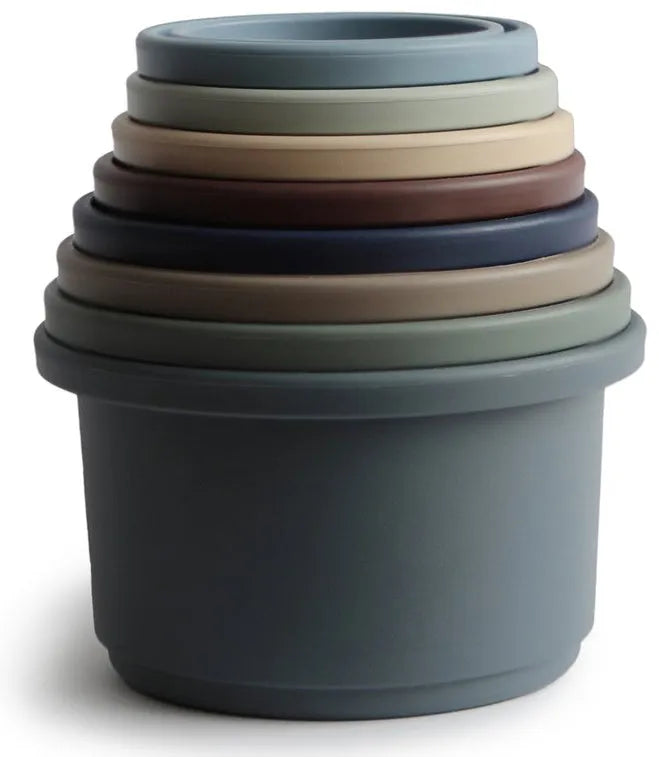 Mushie Stacking Cups (Forest)