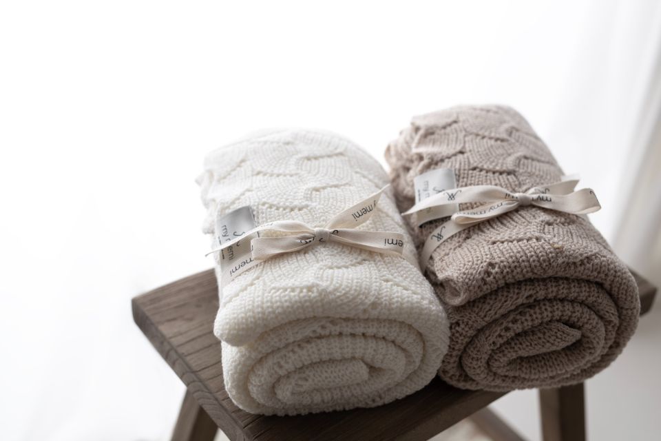 My Memi 100% merino wool swaddle - premium collection Otulacz ze