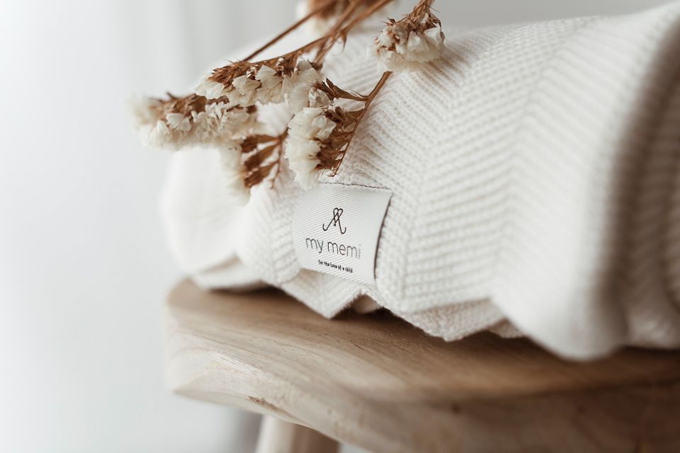 My Memi Bamboo Blanket 80x100 feather