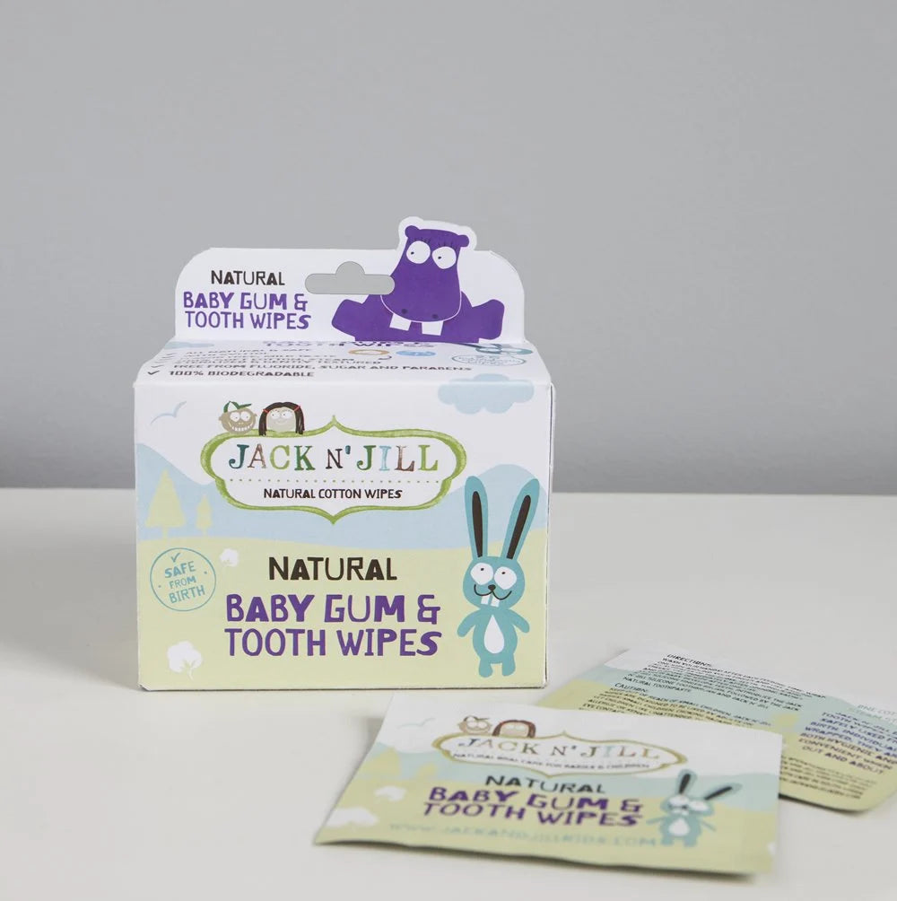 Jack N' Jill Baby Gum & Tooth Wipes 25 Pack