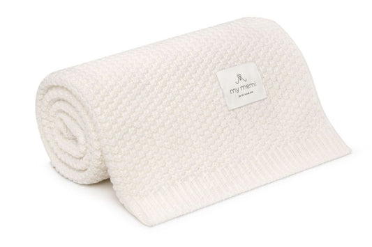My Memi 100% Natural Merino Wool Blanket Powder Pink - Premium Collection