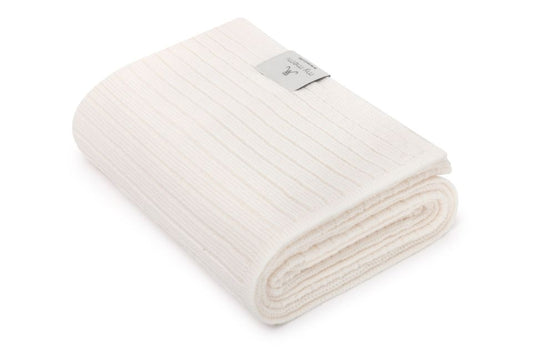 My Memi 100% Natural Merino Wool Blanket in Stripes - Premium Collection Kocyk ze
