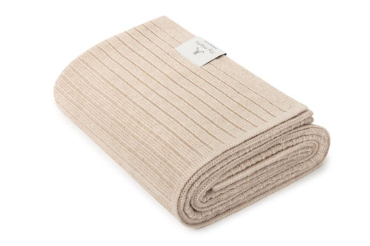 My Memi 100% Natural Merino Wool Blanket in Stripes - Premium Collection Kocyk ze