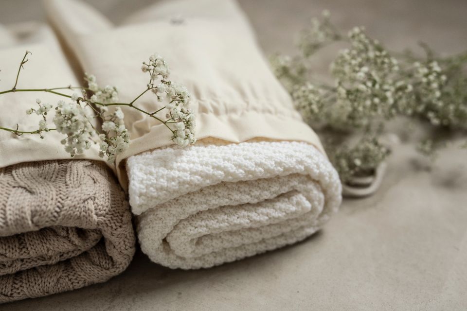 My Memi 100% Natural Merino Wool Blanket Powder Pink - Premium Collection