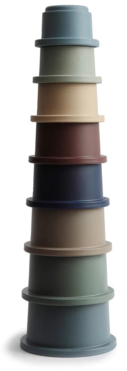 Mushie Stacking Cups (Forest)