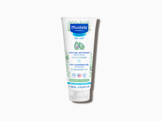 Mustela 2-in-1 Cleansing Gel Hair and Body 200ml