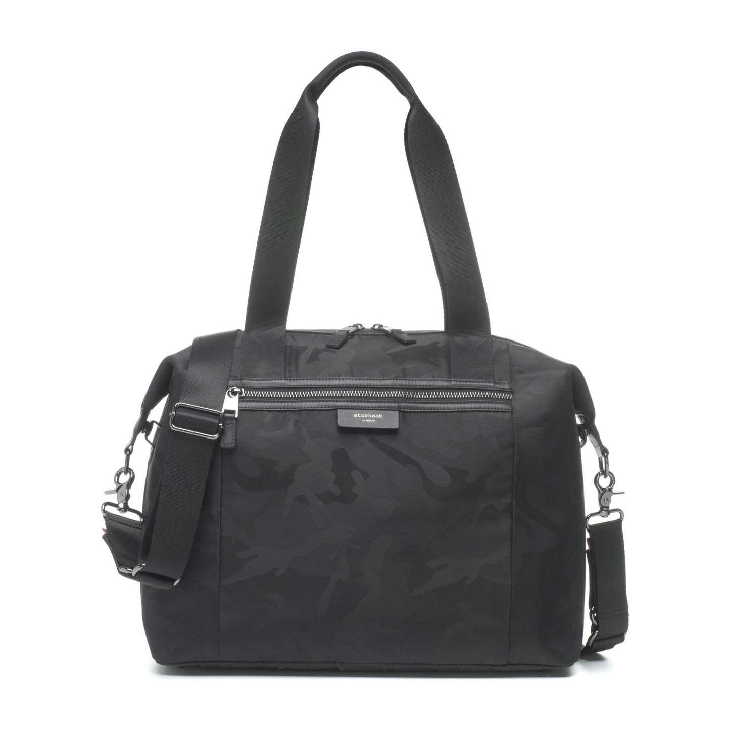 Storksak Stevie Luxe Diaper Bag Camo Black