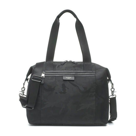 Storksak Stevie Luxe Diaper Bag Camo Black