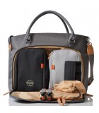 PacaPod Diaper Bag Mirano Pewter