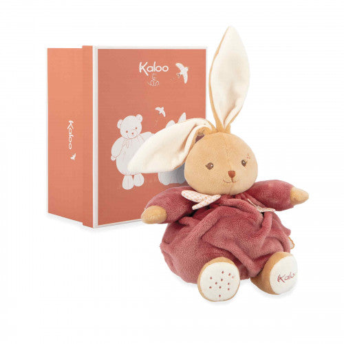 Kaloo Patapouf Burgundy rabbit soft toy - 17 cm