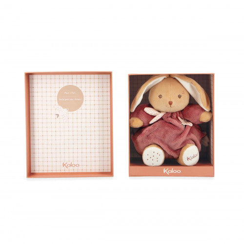 Kaloo Patapouf Burgundy rabbit soft toy - 17 cm