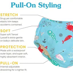 Charlie Banana SWIMDIAPER &TRAINING PANTS CACTUS AZUL M